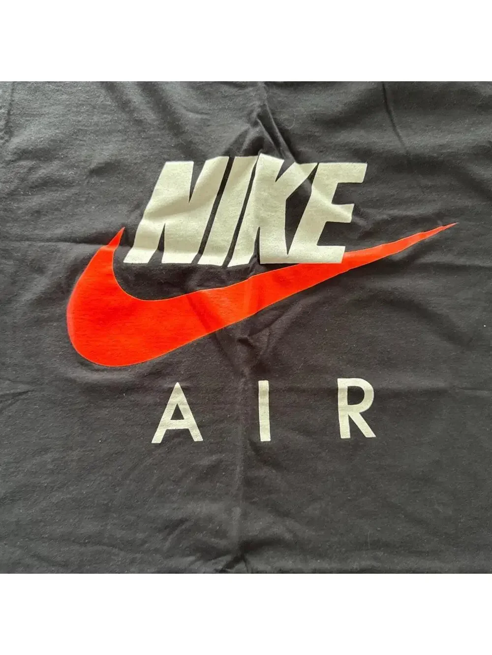 Vintage 1989-1994 “Nike Air” Grey Tag Black T Shirt Single Stitch Large Swoosh